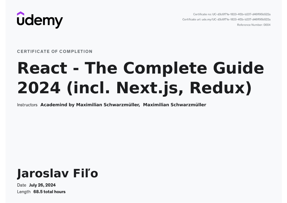 React
